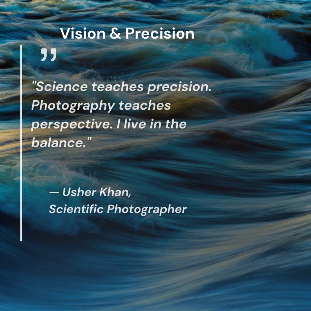 Usher Khan Vision and Percision